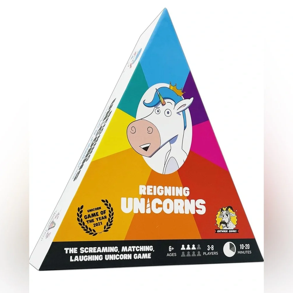 Reigning Unicorns The Matching, Yelling Unicorn Card Game